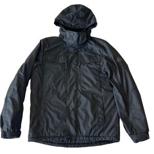 ZeroXposur‎ Men's Black Hooded Full Zip Water Resistant Jacket Size S
